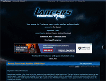 Tablet Screenshot of lancersreactor.com